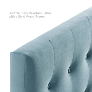 Emily Biscuit Tufted Performance Velvet Queen Headboard