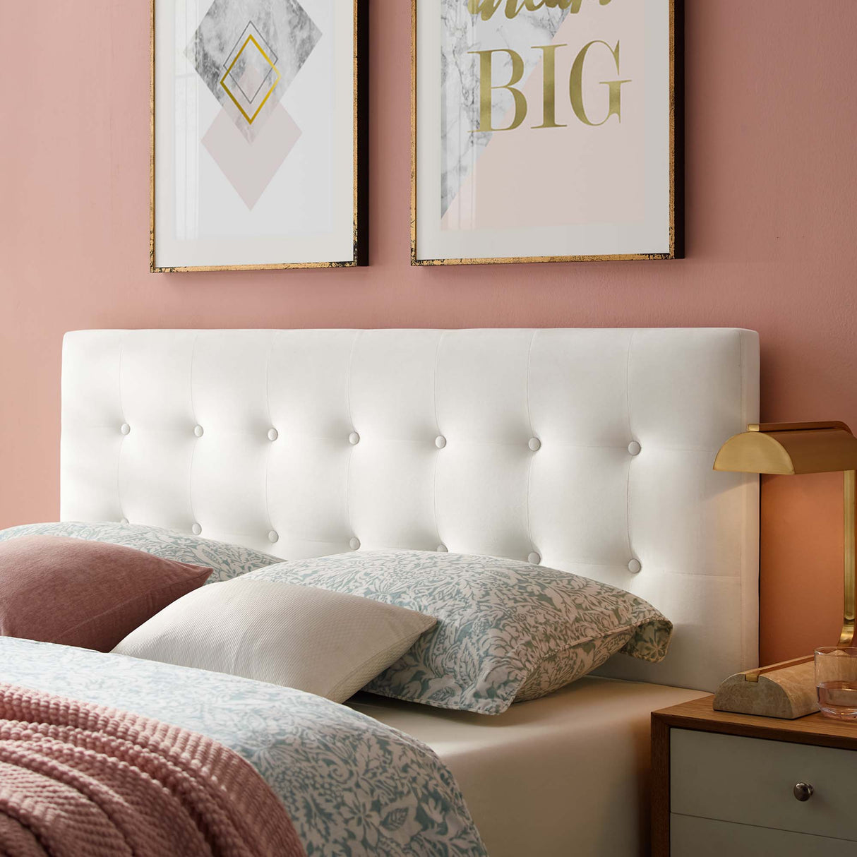 Emily Biscuit Tufted Performance Velvet Queen Headboard by Modway