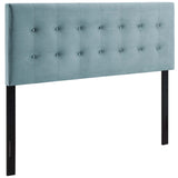 Emily Biscuit Tufted Performance Velvet King Headboard by Modway