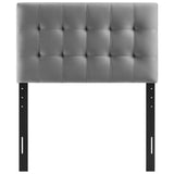 Lily Biscuit Tufted Performance Velvet Twin Headboard by Modway