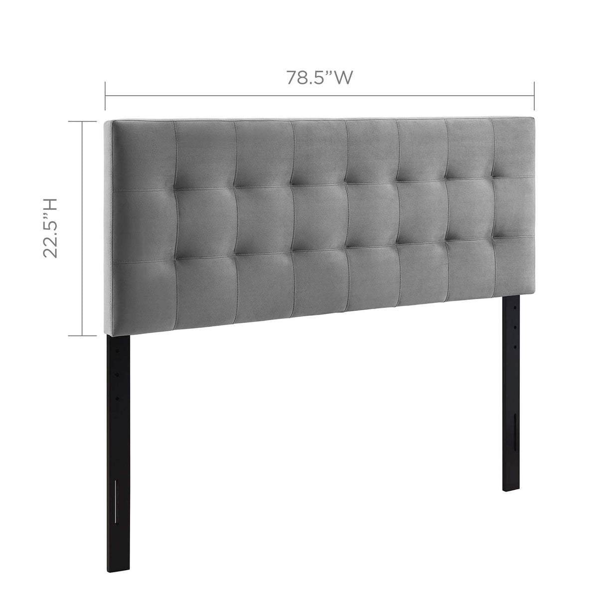 Lily Biscuit Tufted Performance Velvet King Headboard by Modway