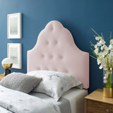 Sovereign Diamond Tufted Performance Velvet Twin Headboard by Modway