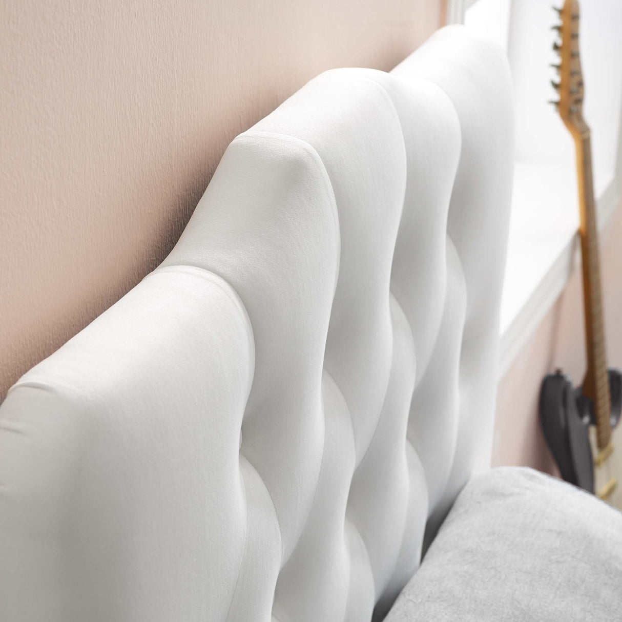 Annabel Diamond Tufted Performance Velvet Twin Headboard by Modway