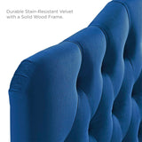 Annabel Diamond Tufted Performance Velvet Queen Headboard