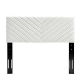 Alyson Angular Channel Tufted Performance Velvet Full / Queen Headboard by Modway