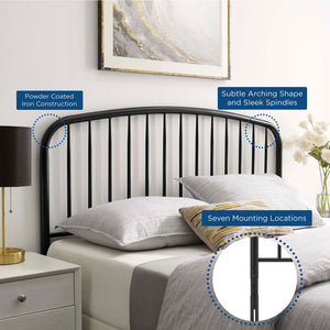 Nova Metal Twin Headboard by Modway