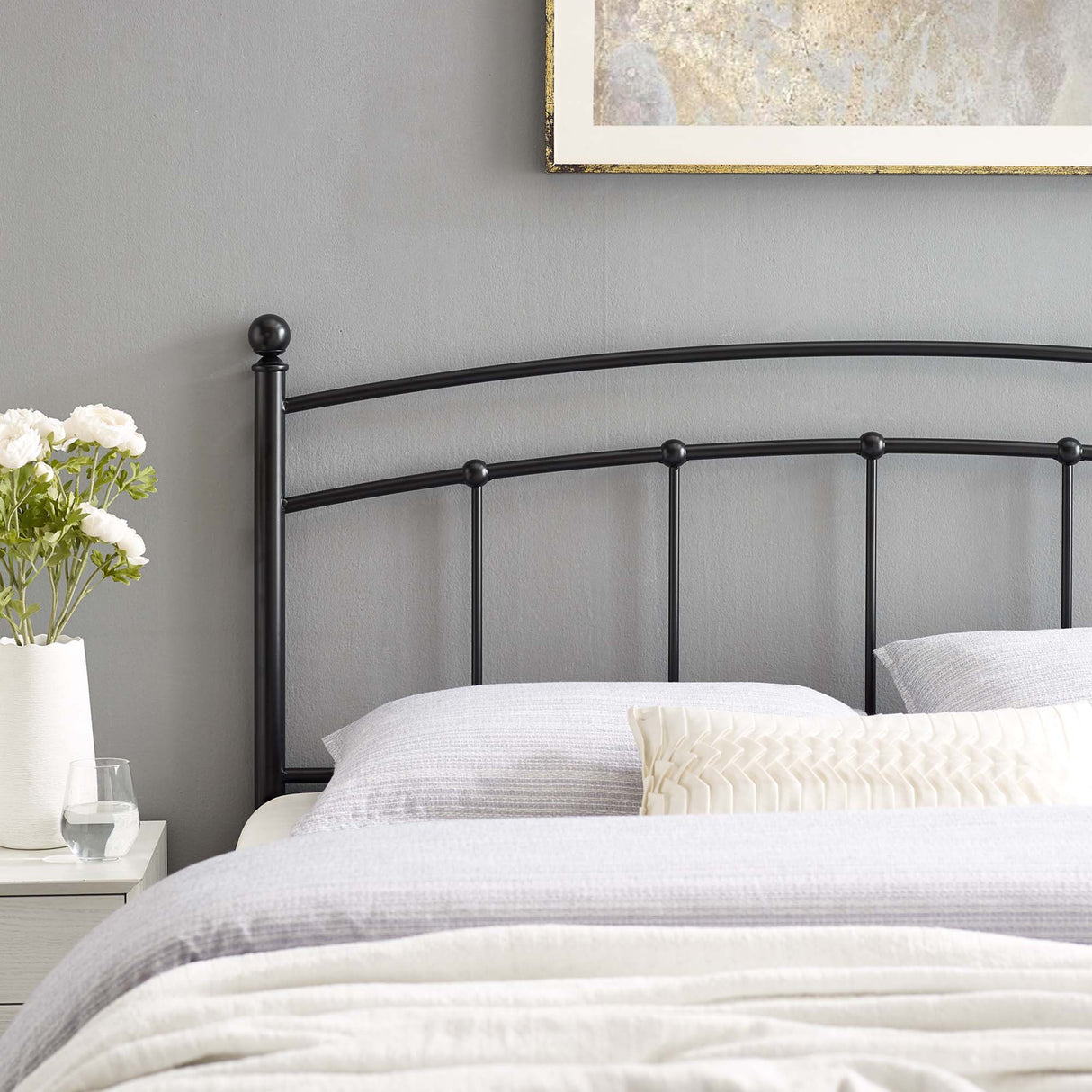 Abigail Metal Full Headboard by Modway