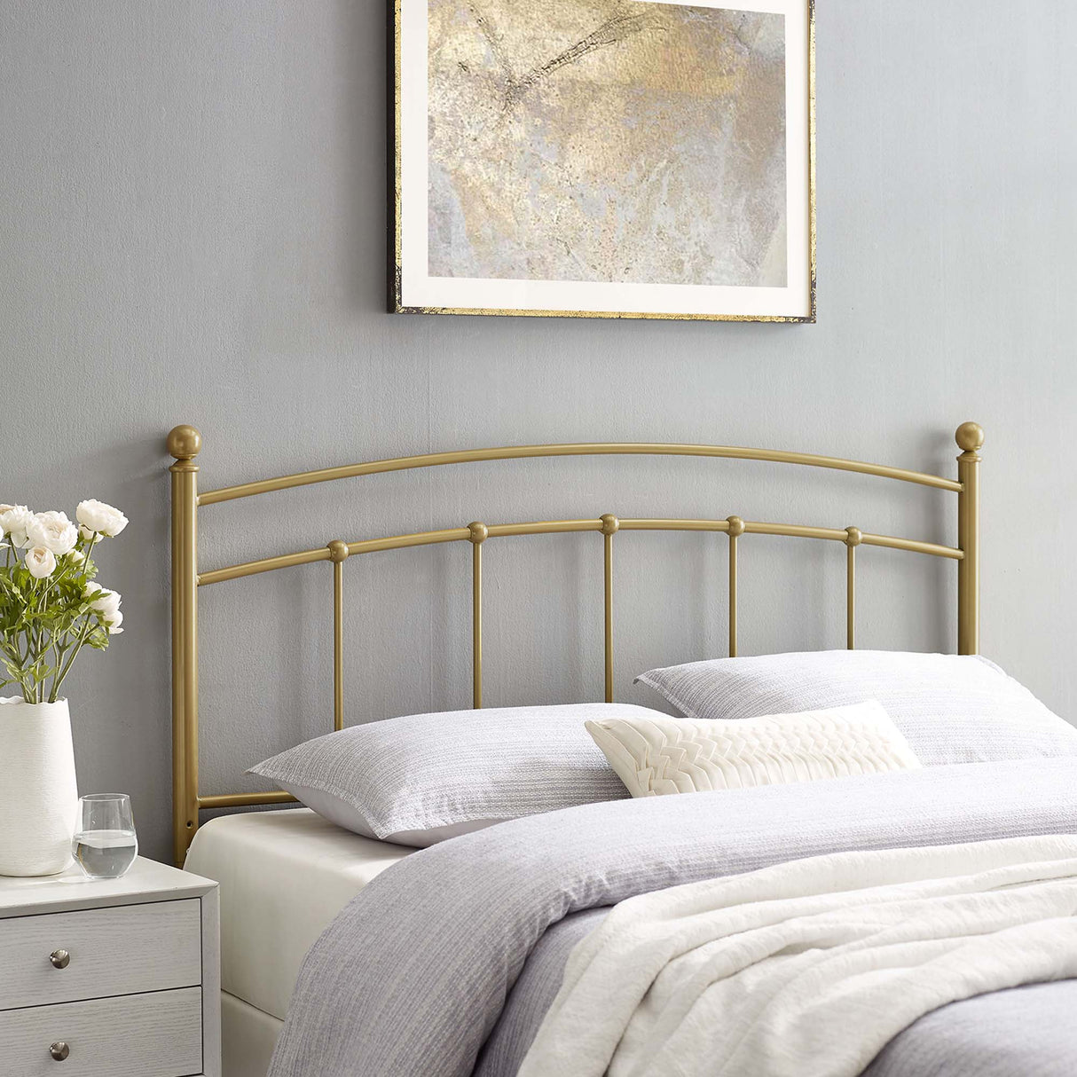 Abigail Metal Full Headboard by Modway