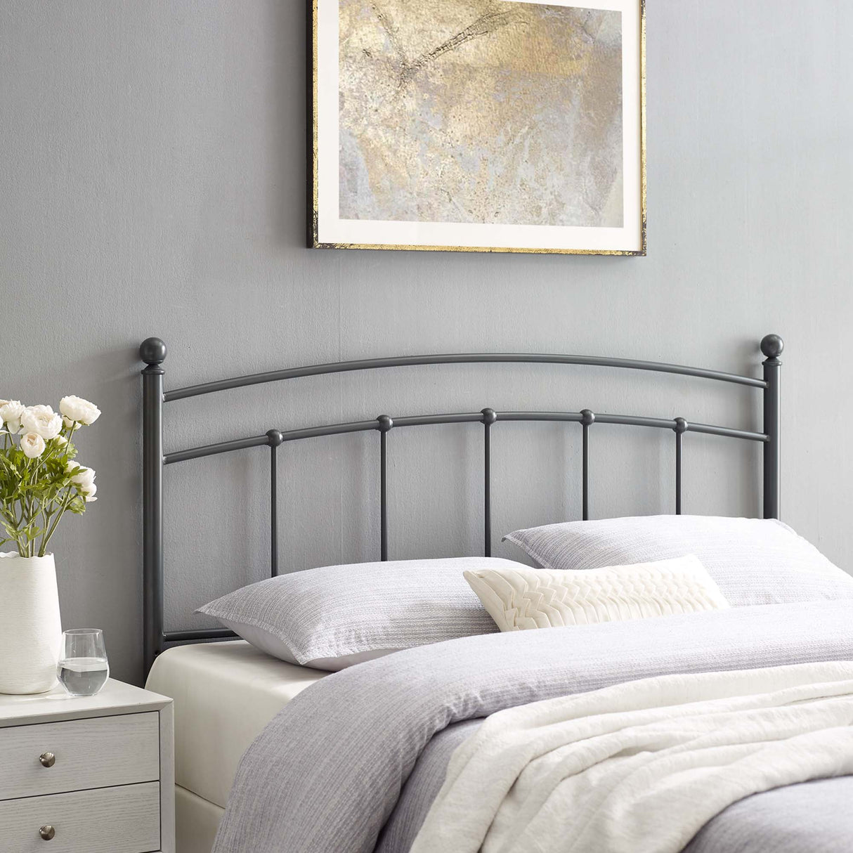 Abigail Metal Full Headboard by Modway