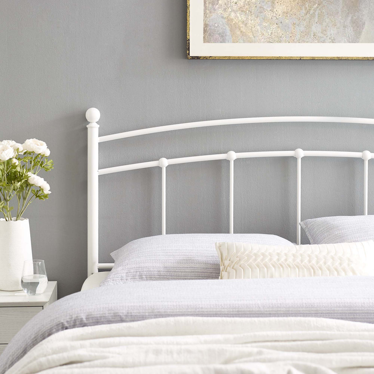 Abigail Metal Queen Headboard by Modway