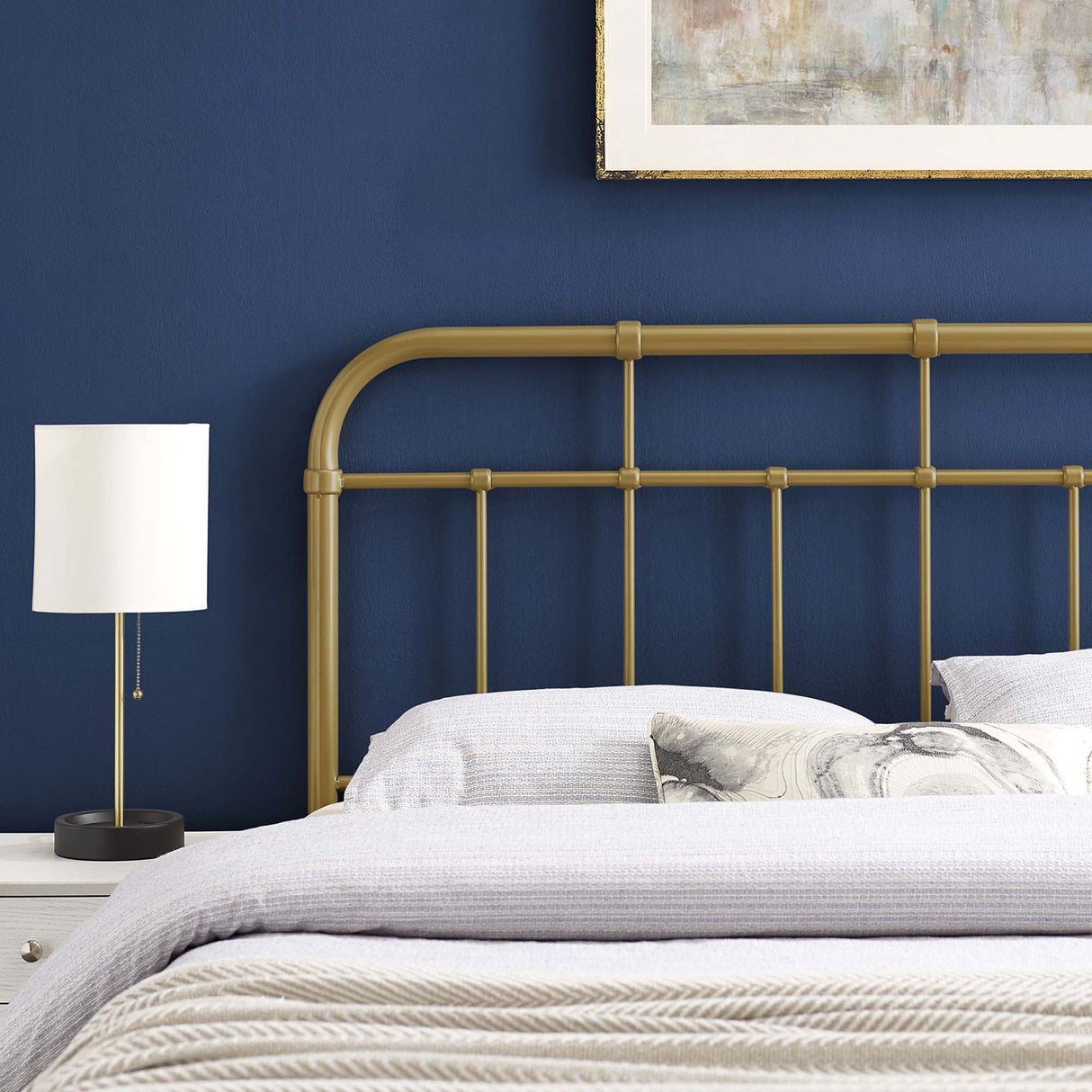Alessia Metal King Headboard by Modway
