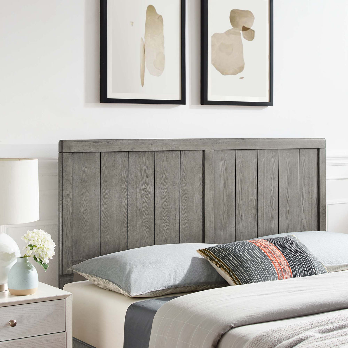 Robbie Wood King Headboard by Modway