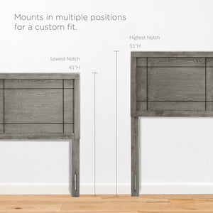Archie Wood Twin Headboard by Modway