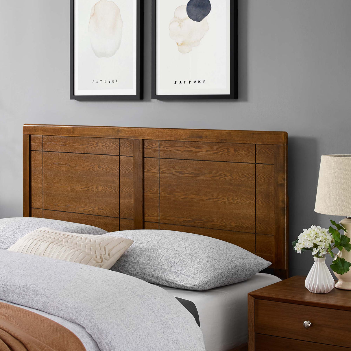 Archie Wood Twin Headboard by Modway