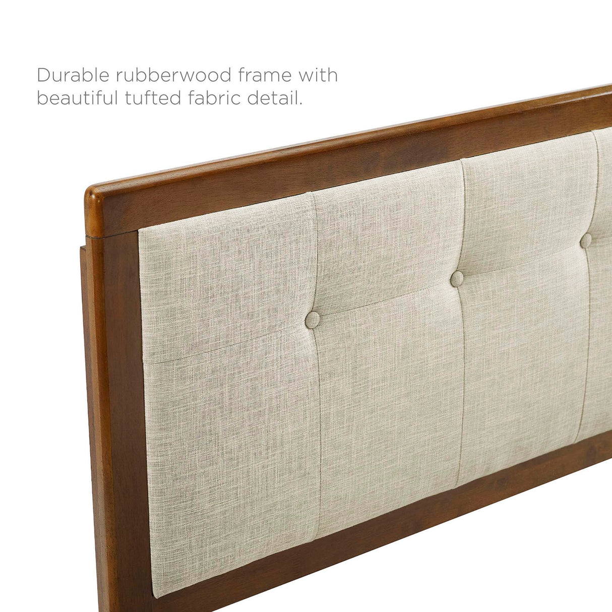 Draper Tufted Fabric and Wood Queen Headboard by Modway
