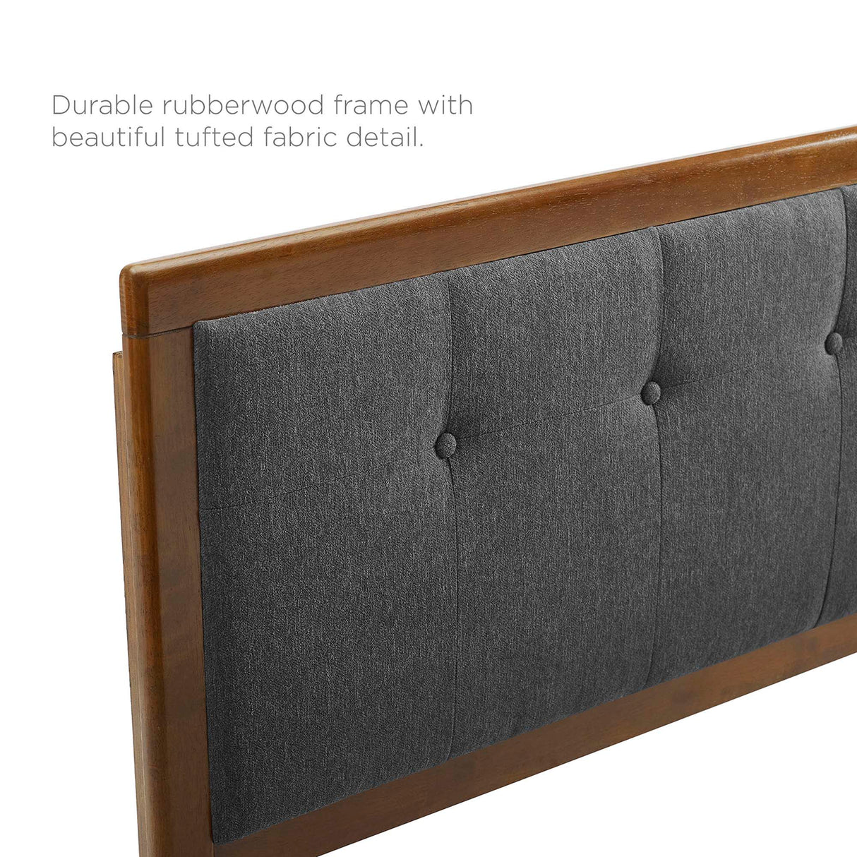 Draper Tufted Fabric and Wood Queen Headboard by Modway