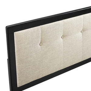 Draper Tufted Fabric and Wood King Headboard by Modway