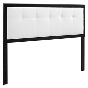 Draper Tufted Fabric and Wood King Headboard by Modway