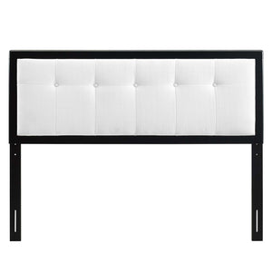 Draper Tufted Fabric and Wood King Headboard by Modway