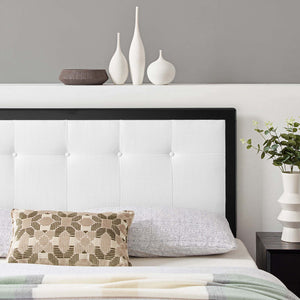Draper Tufted Fabric and Wood King Headboard by Modway