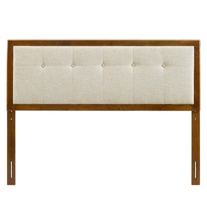Draper Tufted Fabric and Wood King Headboard by Modway