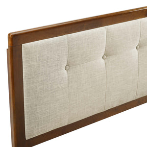 Draper Tufted Fabric and Wood King Headboard by Modway