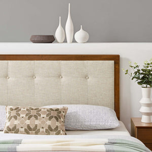 Draper Tufted Fabric and Wood King Headboard by Modway