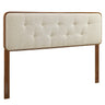 Collins Tufted Fabric and Wood Twin Headboard by Modway