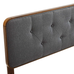 Collins Tufted Fabric and Wood Twin Headboard by Modway