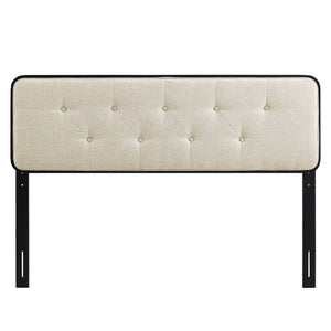 Collins Tufted Fabric and Wood Full Headboard by Modway