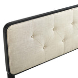 Collins Tufted Fabric and Wood Full Headboard by Modway