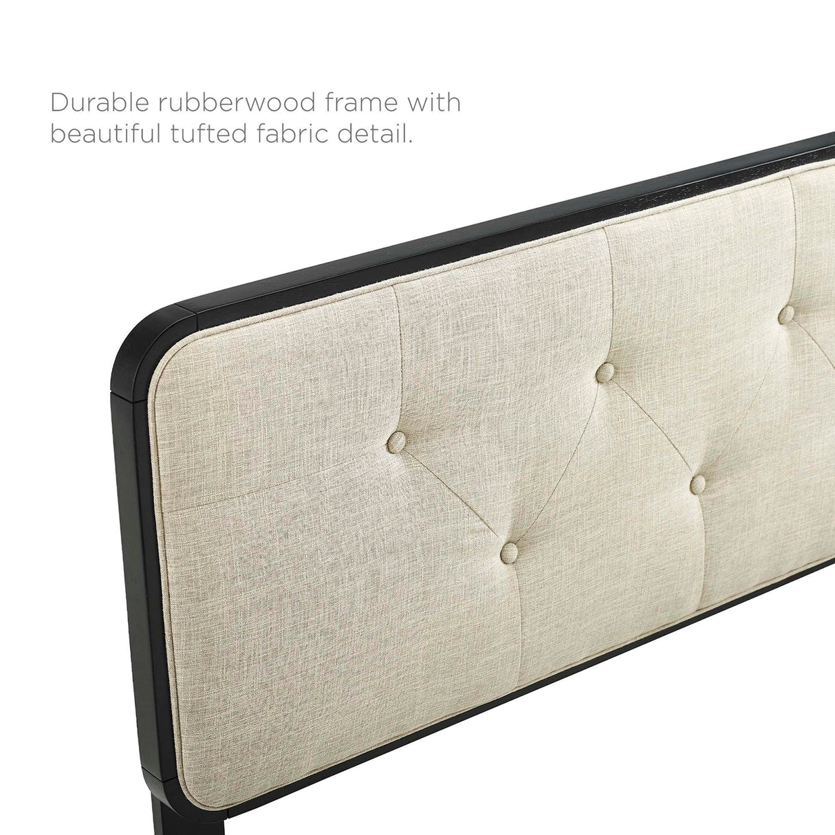 Collins Tufted Fabric and Wood Full Headboard by Modway