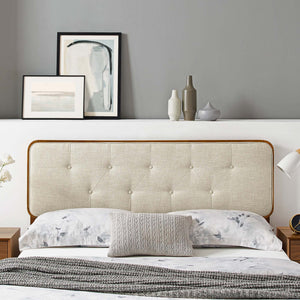 Collins Tufted Fabric and Wood Queen Headboard by Modway