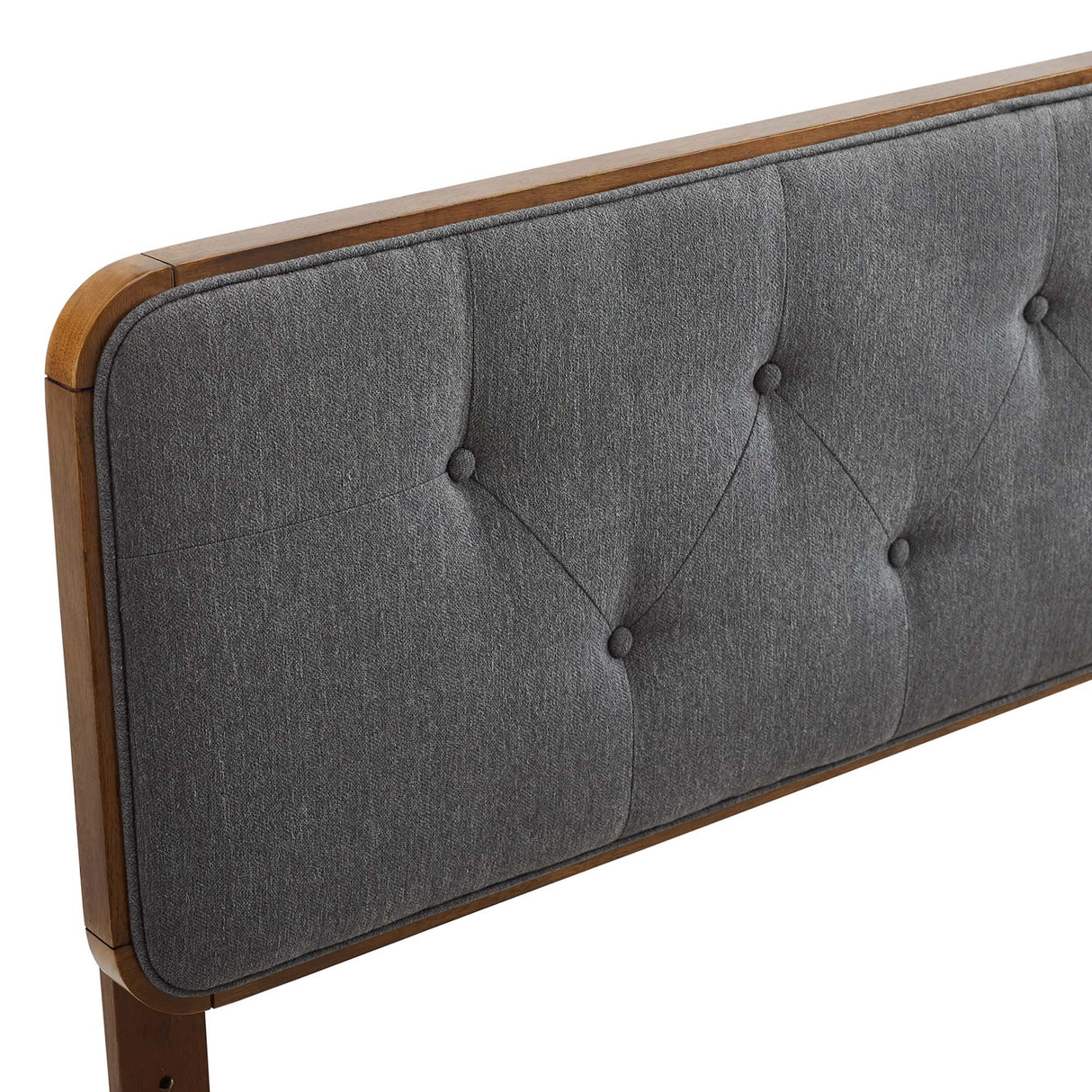 Collins Tufted Fabric and Wood Queen Headboard by Modway