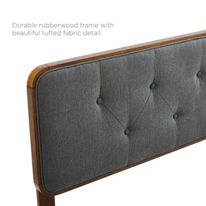 Collins Tufted Fabric and Wood Queen Headboard by Modway