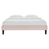 Reign Performance Velvet Twin Platform Bed Frame by Modway