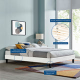 Reign Performance Velvet Twin Platform Bed Frame by Modway