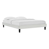 Reign Performance Velvet Queen Platform Bed Frame by Modway