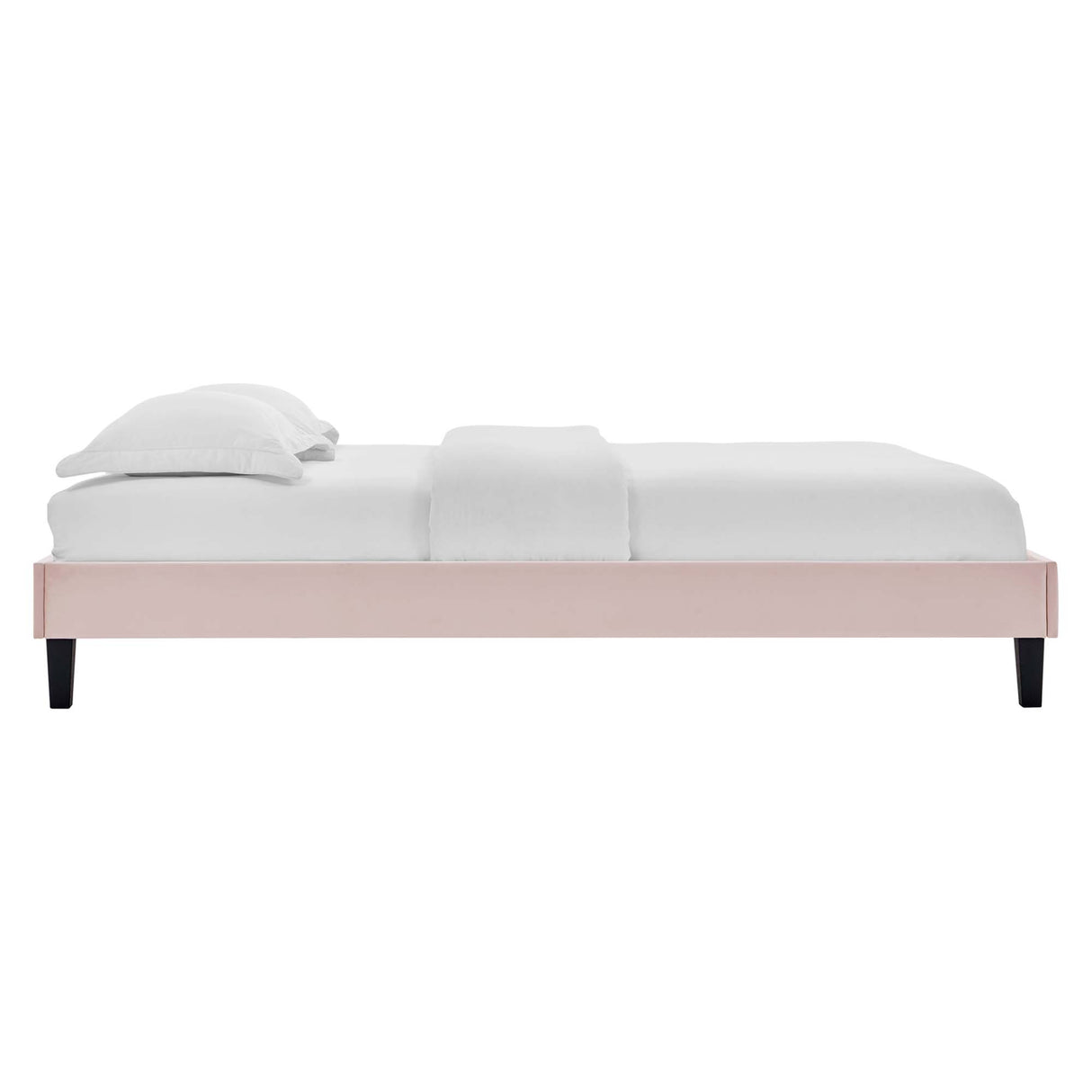 Reign Performance Velvet Queen Platform Bed Frame by Modway