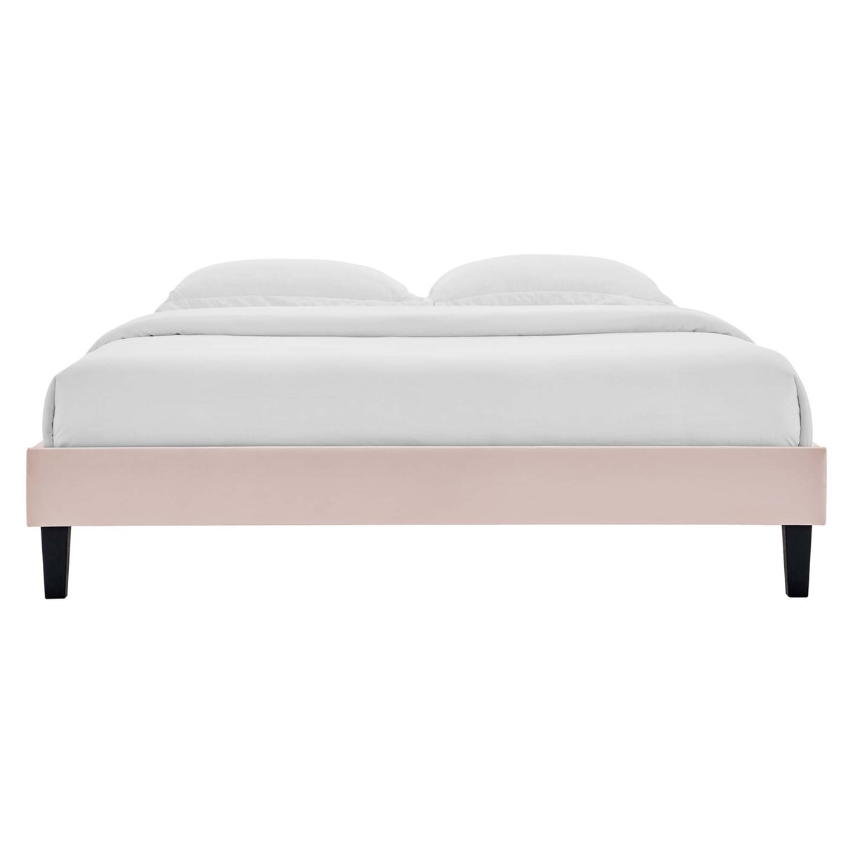 Reign Performance Velvet Queen Platform Bed Frame by Modway