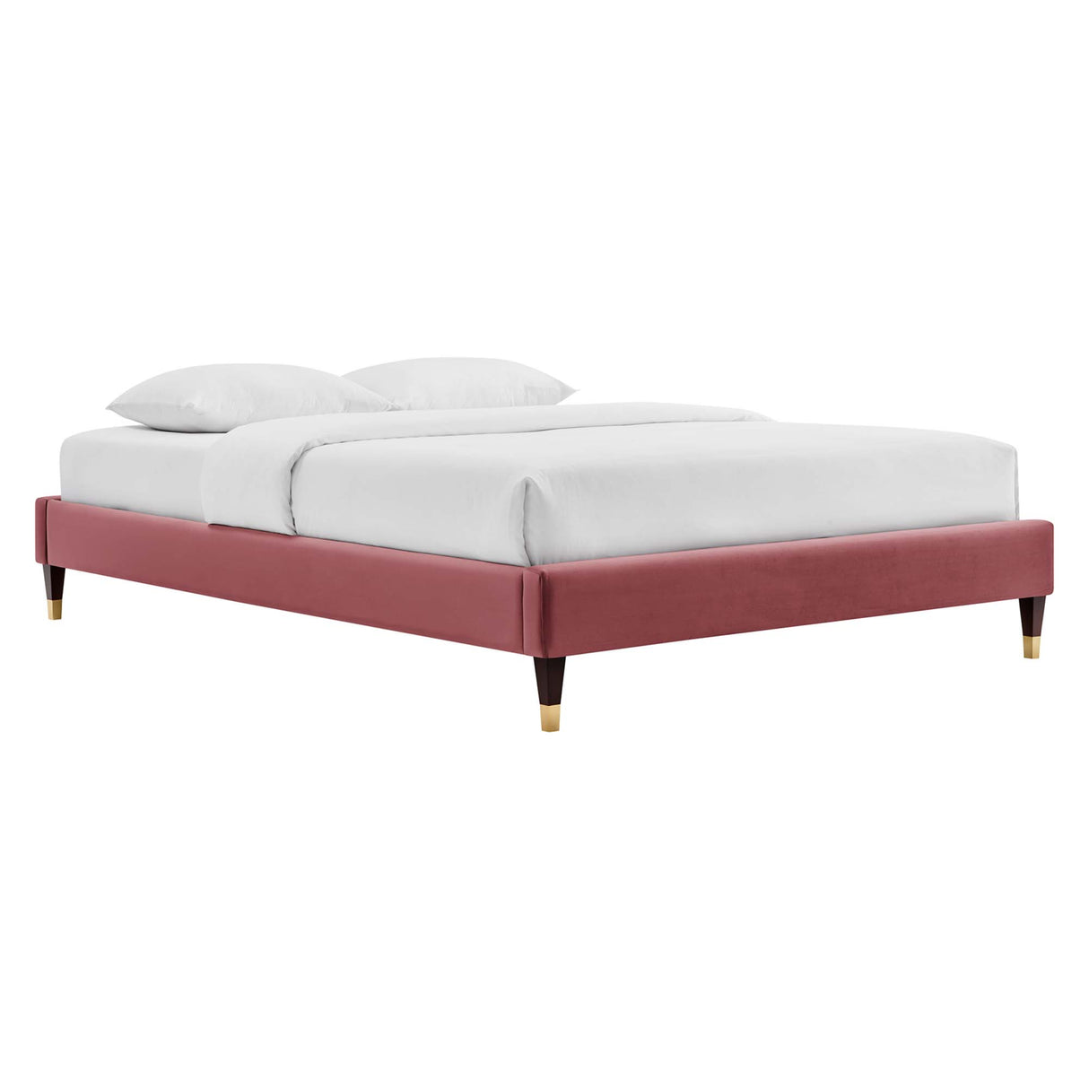 Harlow Performance Velvet Queen Platform Bed Frame by Modway