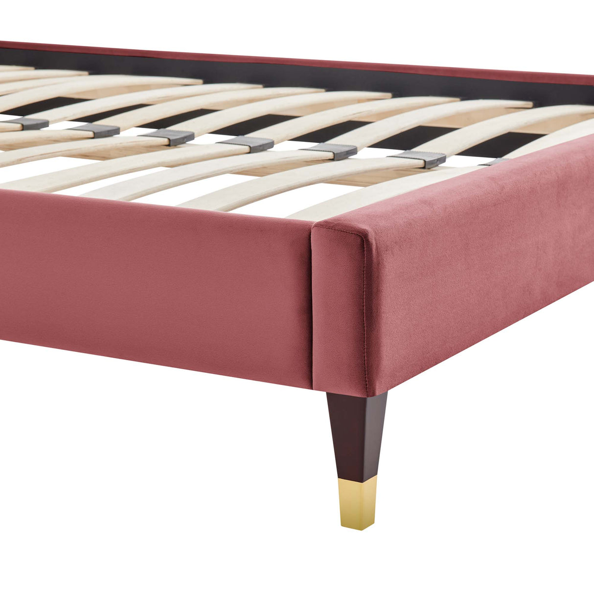 Harlow Performance Velvet Queen Platform Bed Frame by Modway