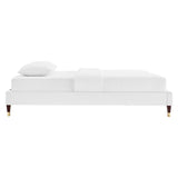 Harlow Performance Velvet Queen Platform Bed Frame by Modway