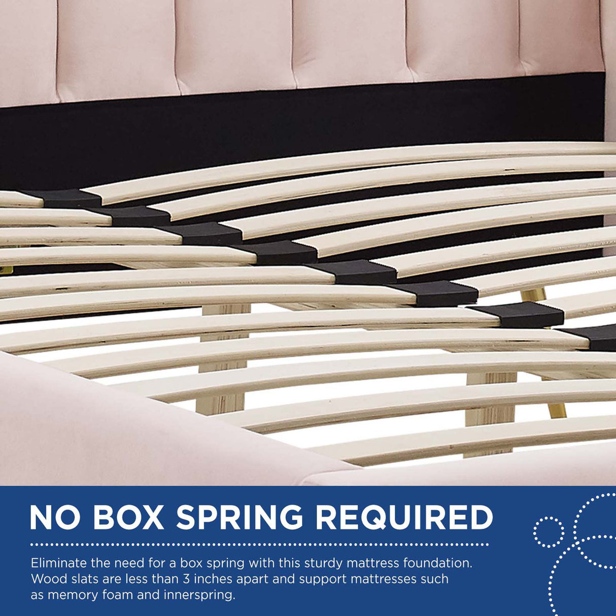 Lana Performance Velvet Queen Wingback Platform Bed by Modway