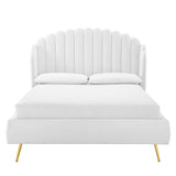 Lana Performance Velvet Queen Wingback Platform Bed by Modway