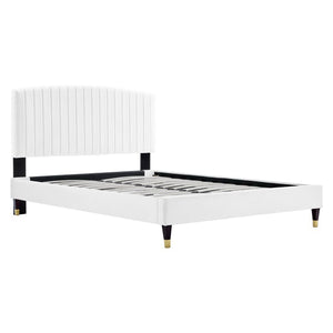 Alessi Performance Velvet Queen Platform Bed by Modway