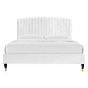 Alessi Performance Velvet Queen Platform Bed by Modway