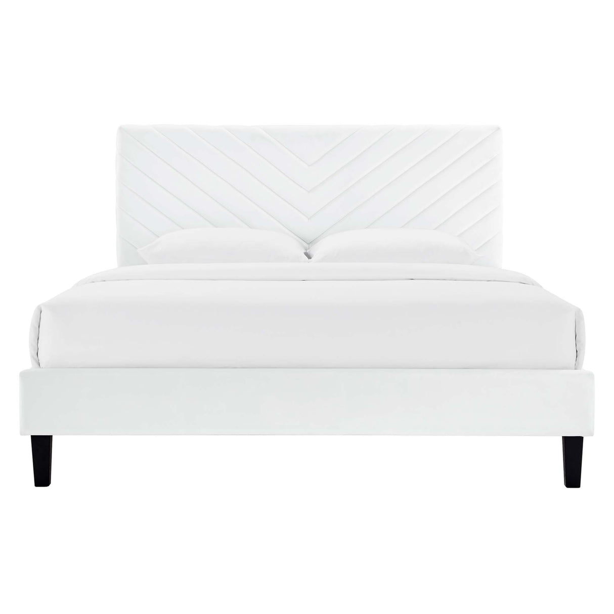 Roxanne Performance Velvet Queen Platform Bed by Modway