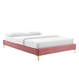 Sutton Performance Velvet Full Bed Frame by Modway