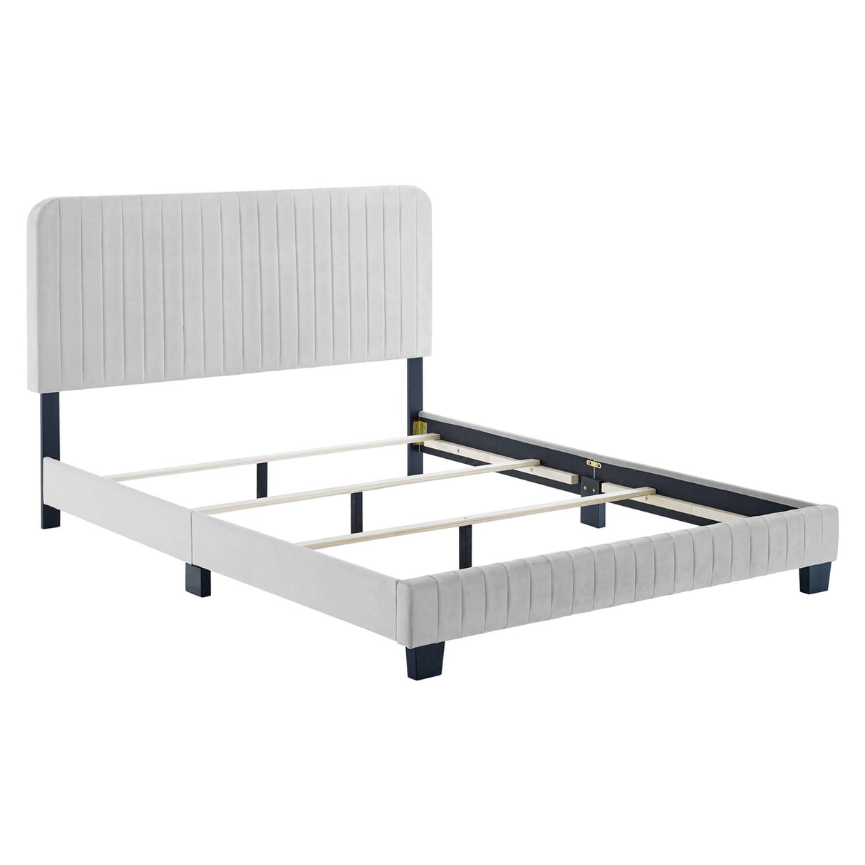 Celine Channel Tufted Performance Velvet Full Bed by Modway